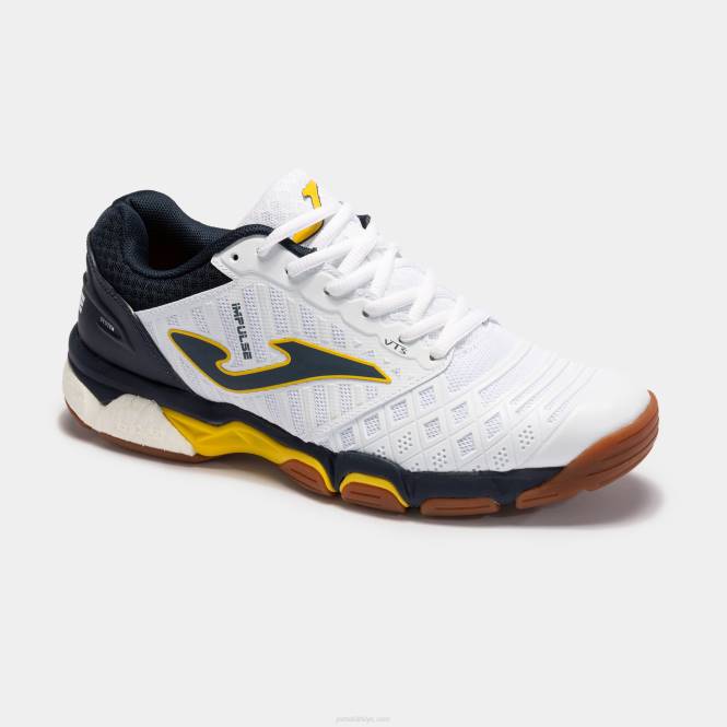 voleybol ayakkabıları dürtü 22 Joma beyaz lacivert erkekler 0RJD3017