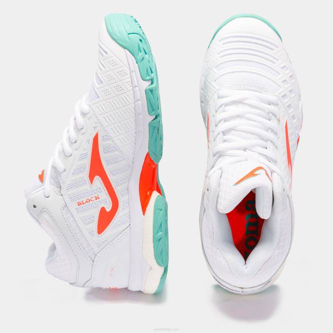 voleybol ayakkabıları vblok 23 Joma beyaz kadınlar 0RJD1561