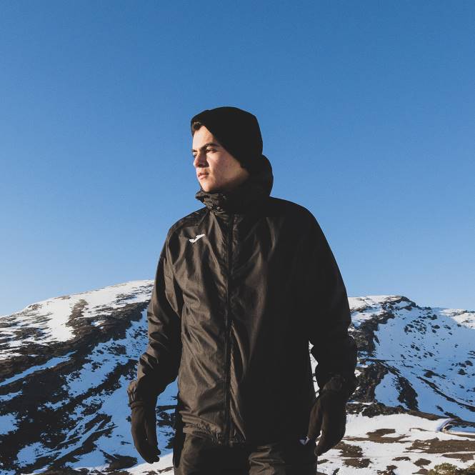 yağmurluk Joma siyah erkekler 0RJD4723