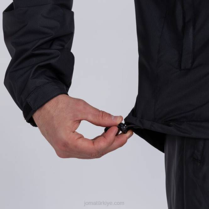 yağmurluk Joma siyah erkekler 0RJD4723