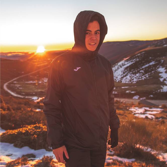 yağmurluk Joma siyah erkekler 0RJD4723