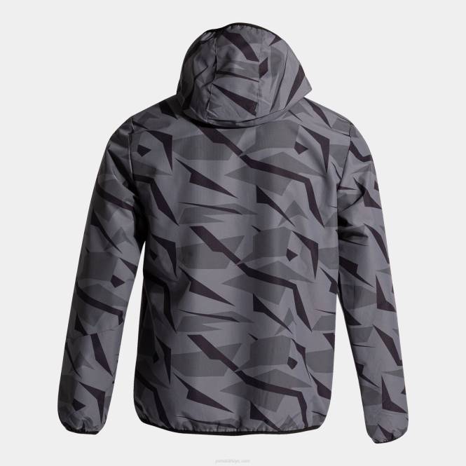 yağmurluk kaşif Joma koyu gri siyah erkekler 0RJD1202