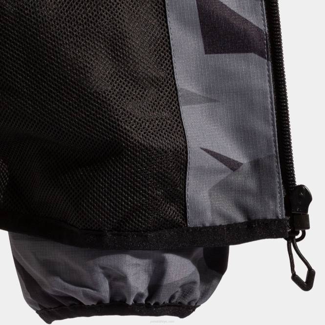 yağmurluk kaşif Joma koyu gri siyah erkekler 0RJD1202