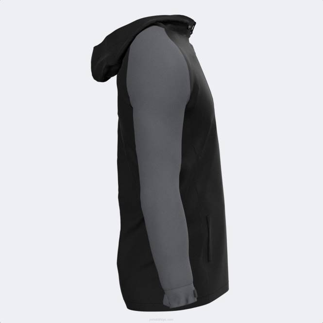 yağmurluk kaşif Joma siyah koyu gri erkekler 0RJD329