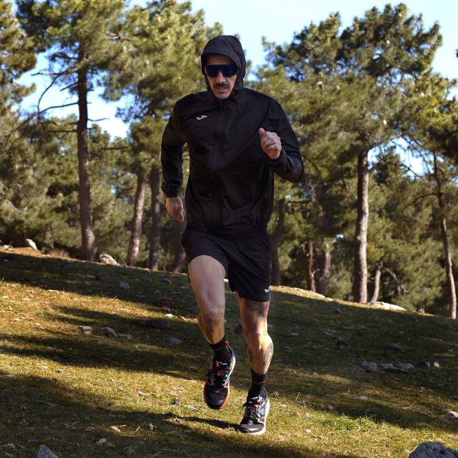 yağmurluk r-izi doğa Joma siyah erkekler 0RJD1130