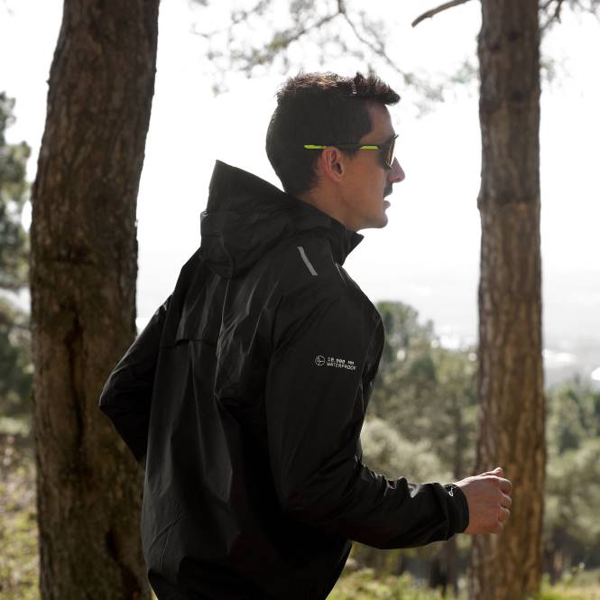 yağmurluk r-izi doğa Joma siyah erkekler 0RJD1130