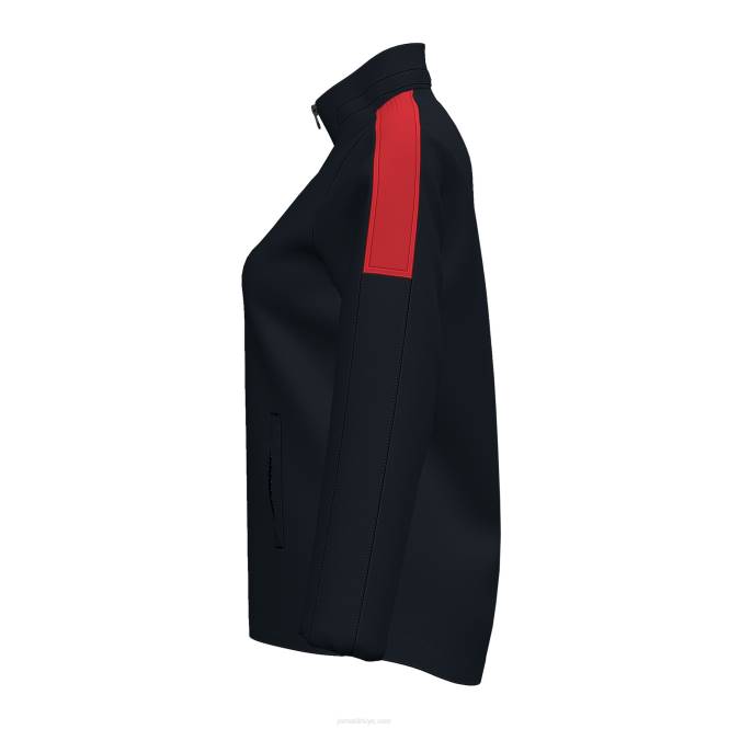 yağmurluk trivor Joma siyah kırmızı kadınlar 0RJD3891