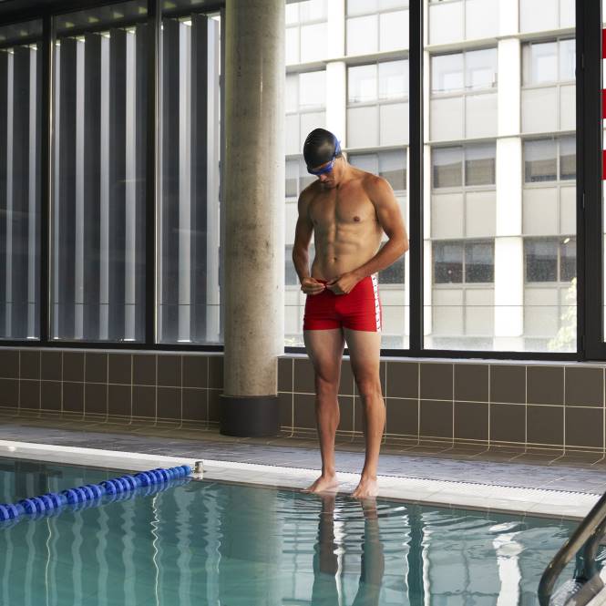 yüzme şortu sıçrama Joma kırmızı erkekler 0RJD4130