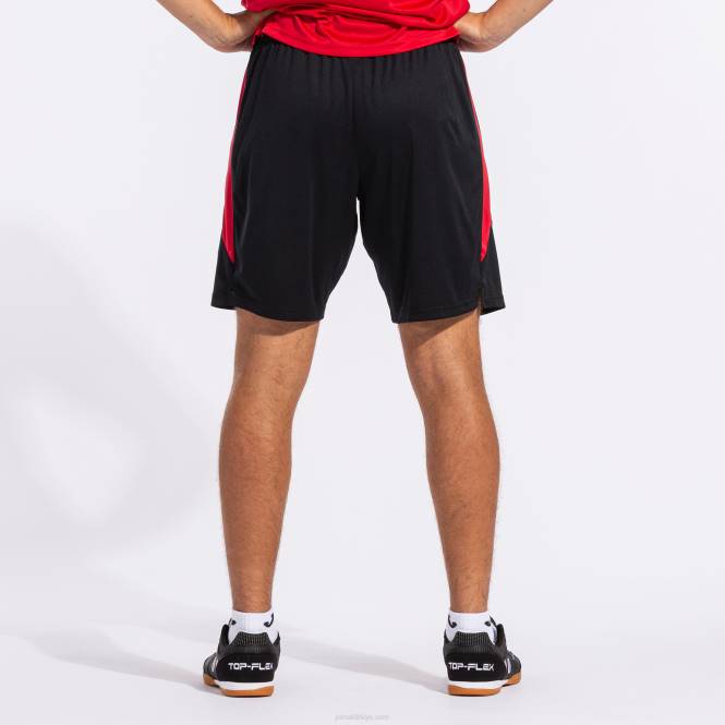 şort Joma siyah kırmızı erkekler 0RJD4641