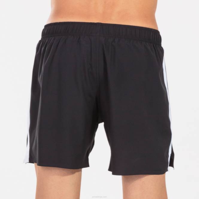 şort elit vii Joma siyah beyaz erkekler 0RJD2888