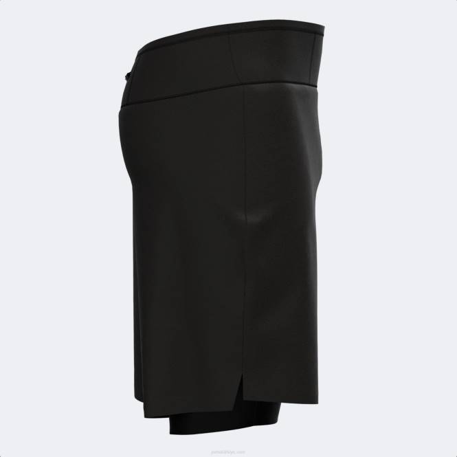 şort gezgini Joma siyah erkekler 0RJD1173