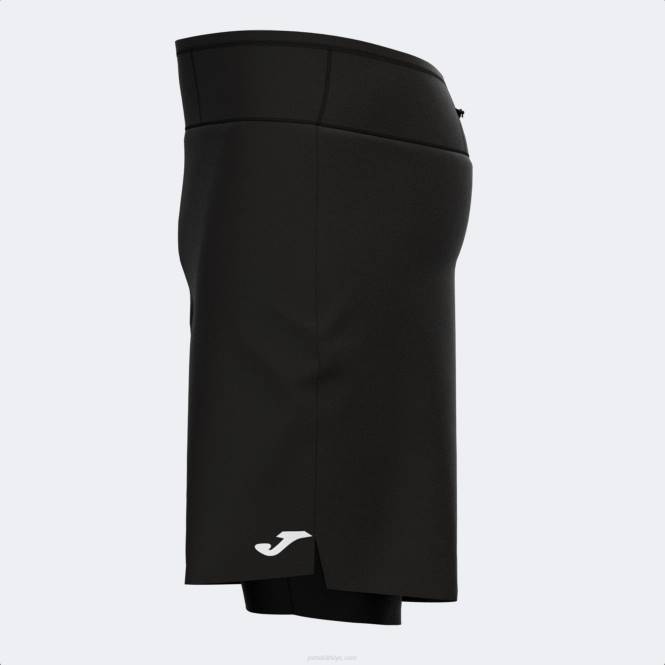 şort gezgini Joma siyah erkekler 0RJD1173