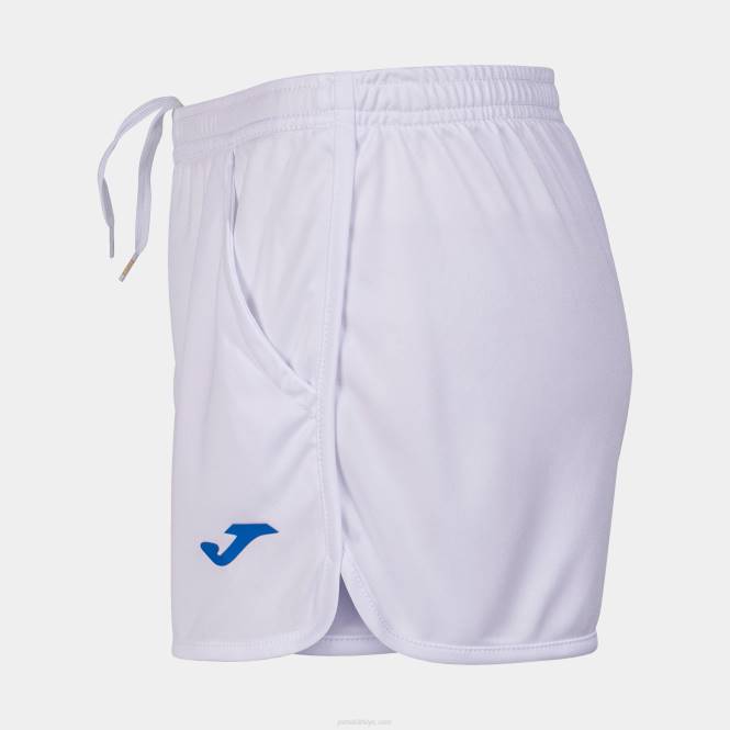 şort italyan tenis federasyonu Joma beyaz kadınlar 0RJD2166