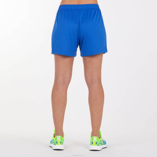 şort maksi Joma kraliyet mavisi beyaz kadınlar 0RJD3643