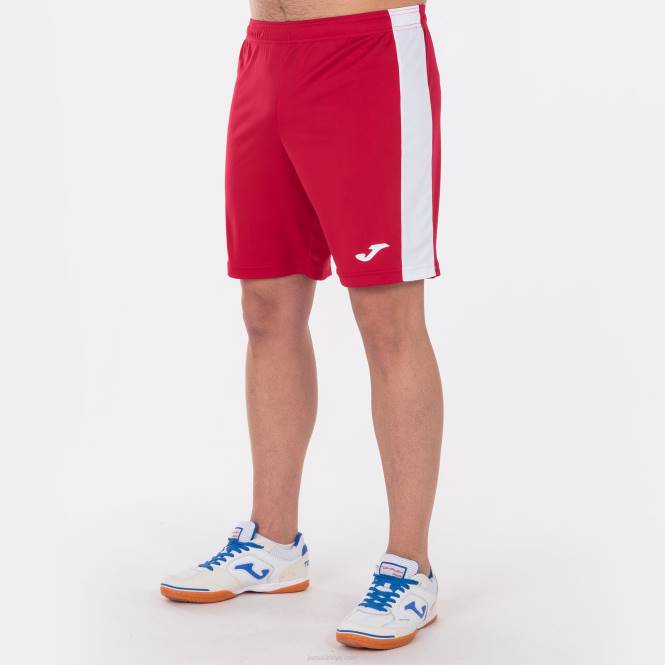 şort maksi Joma kırmızı beyaz erkekler 0RJD1455