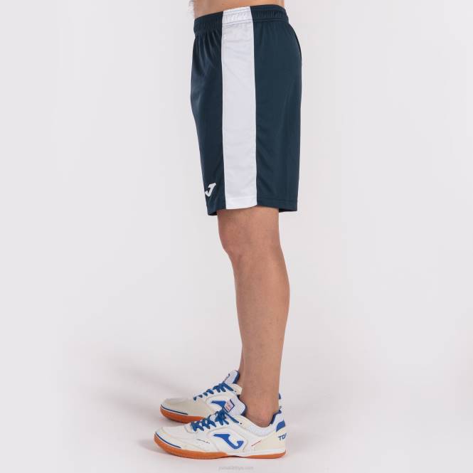 şort maksi Joma lacivert beyaz erkekler 0RJD3409