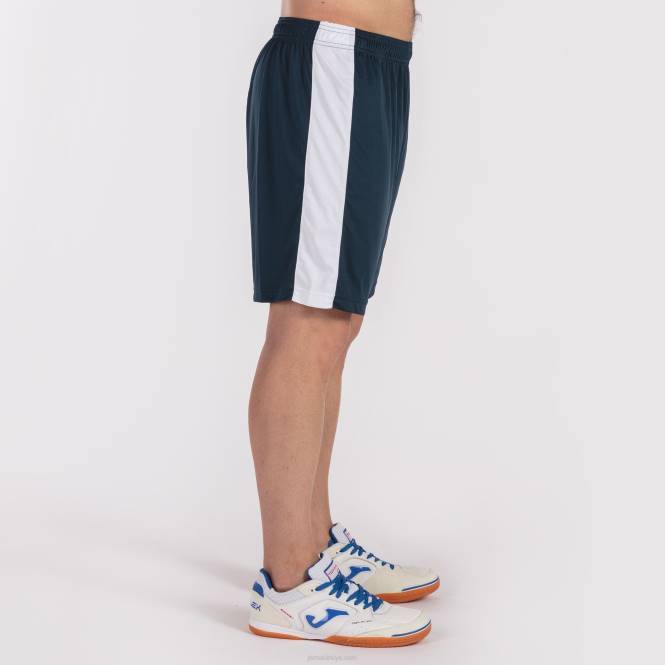 şort maksi Joma lacivert beyaz erkekler 0RJD3409