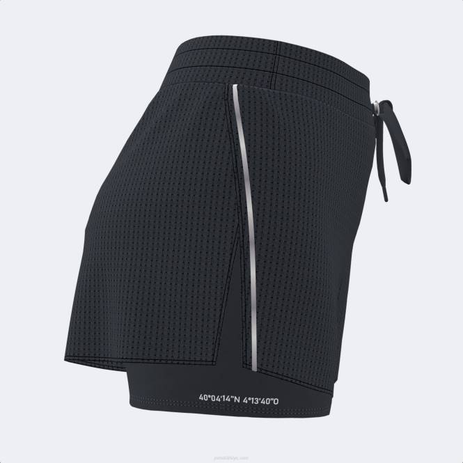 şort r-gece Joma siyah kadınlar 0RJD2148