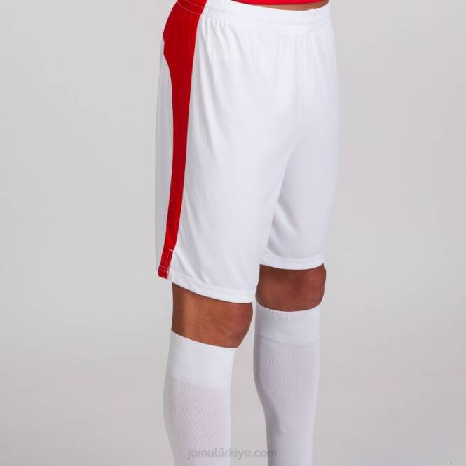 şort tokio ıı Joma Beyaz kırmızı erkekler 0RJD513