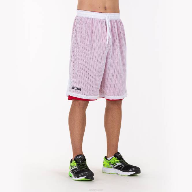 şort çaylak Joma kırmızı beyaz erkekler 0RJD288